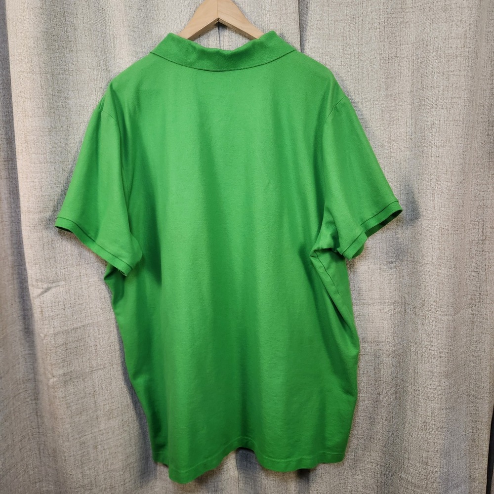 US POLO ASSN Performance Pique Polo Shirt Men's 3XL Green Embroidered Logo - Picture 5 of 5
